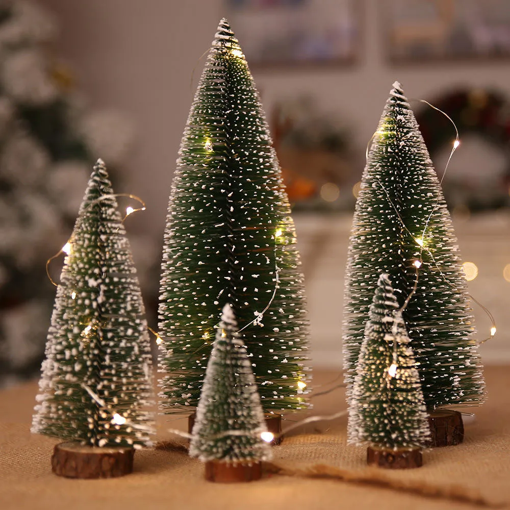 Small Christmas Tree Mini Pine with LED Light