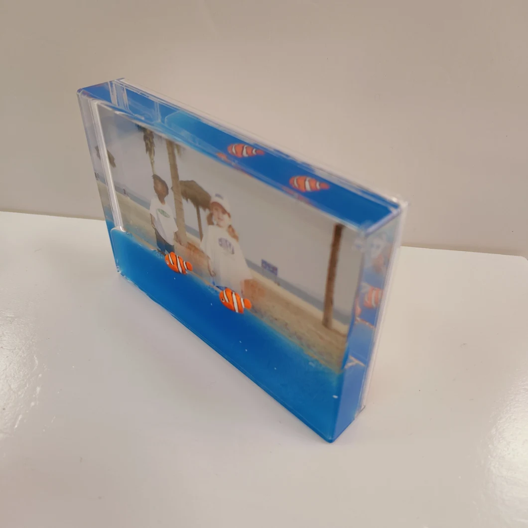 Clear Acrylic Water Photo Frame